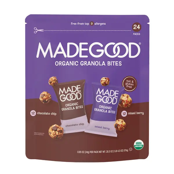 MadeGood Organic Granola Minis Variety Pack 0.85 oz 24 count
