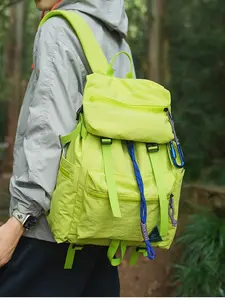 Trendy Outdoor Workwear Travel Hiking Backpack, Unisex 2026 New Lightweight Large Capacity Dual Shoulder Bag, College Student Bookbag