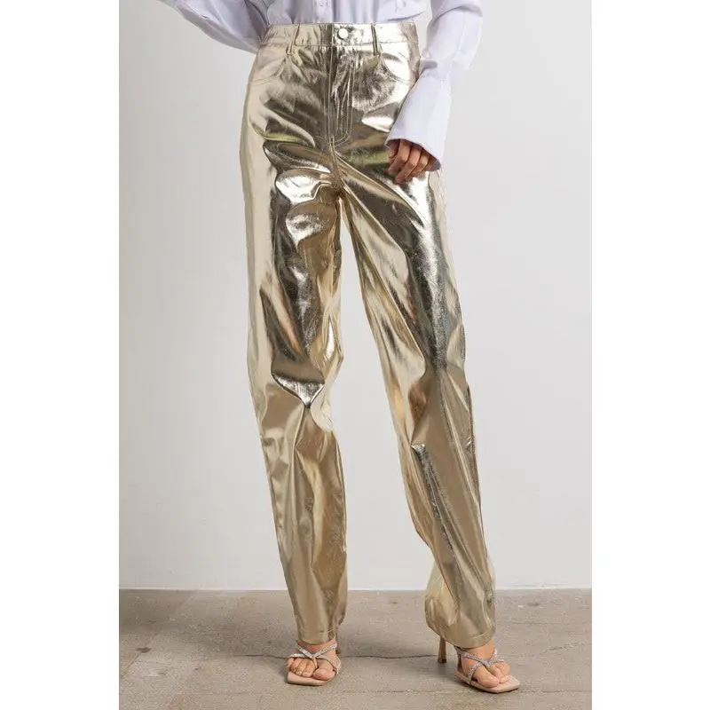 GOLD Metallic Pants