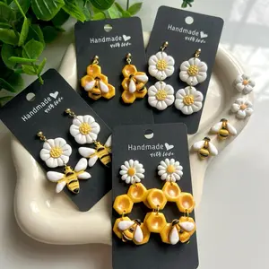 Honeycomb & Bee Earring Collection -