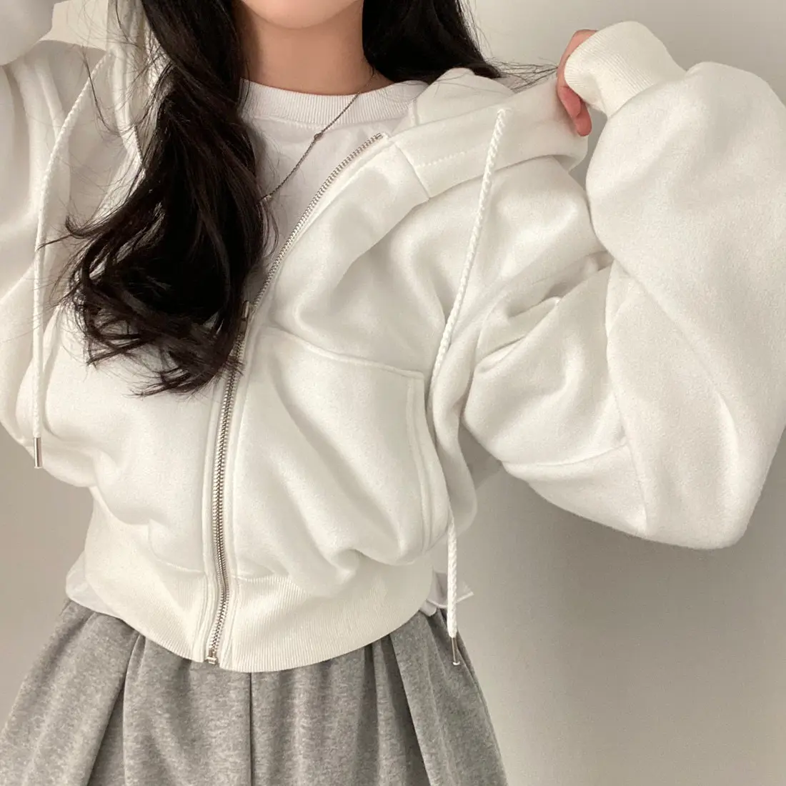 White��non fleece��