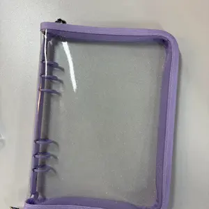 A5 Clear Binder Cover Waterproof Protective Shell for Notebook Planner
