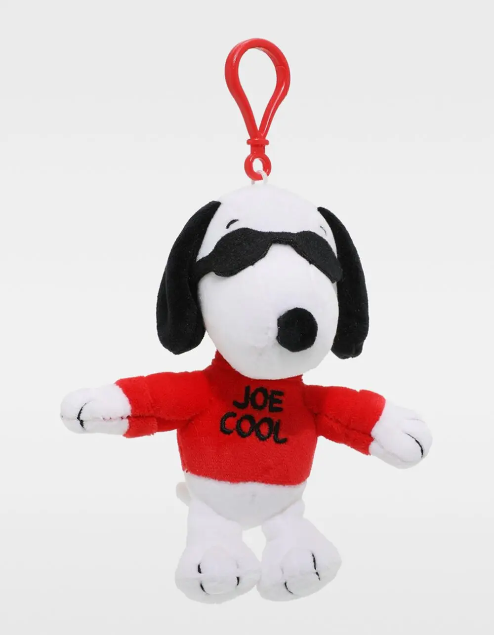 PEANUTS Snoopy Joe Cool Plush Keychain, Red