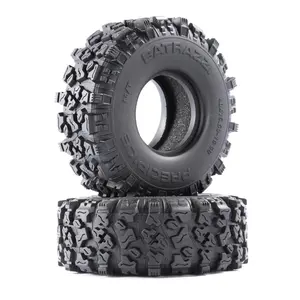 BATRAZZI Precipice 1.9" M/T Tires 120*44.5mm 2pcs Aggressive Tread Rubber Compound Durable for Kids & Adults New Year Gift Inch Performance