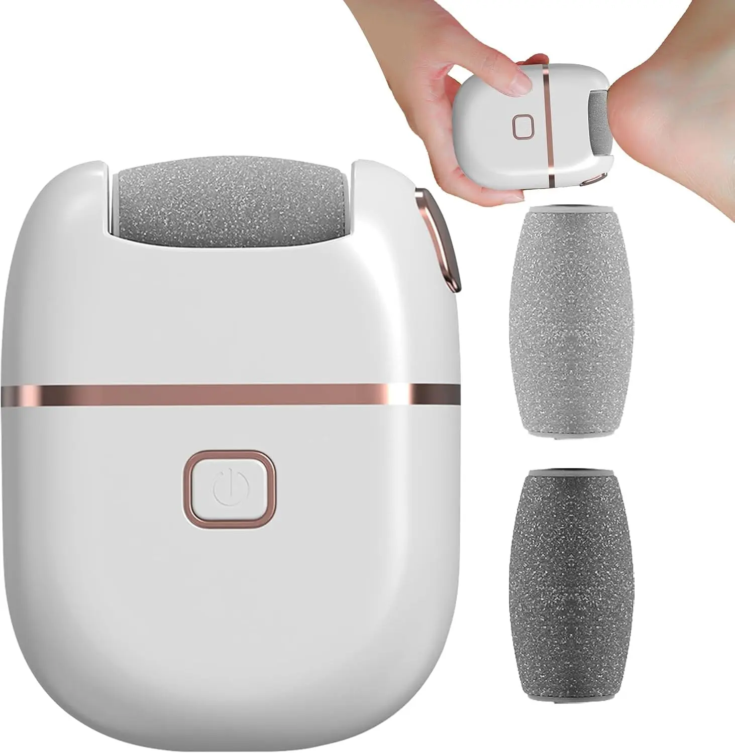 Portable Electric Foot Callus Remover, Type-C Rechargeable Pedicure Machine, 2-Speed Heel Dead Skin Grinder, Waterproof Foot Care Tool For Soft Smooth Feet