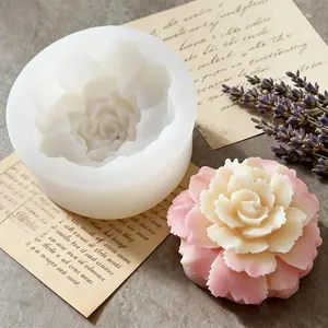 3D Carnation Silicone Mold, Resin Mold, Suitable for Making Soap, Gypsum, Soft Pottery, and Resin DIY Craft Molds, Perfect for Valentine's Day, Easter, Mother's Day, and Weddings