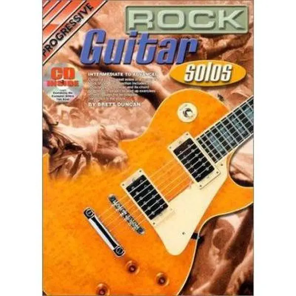 Used Rock Guitar Solos Tutorial Book by Brett Duncan - English Paperback