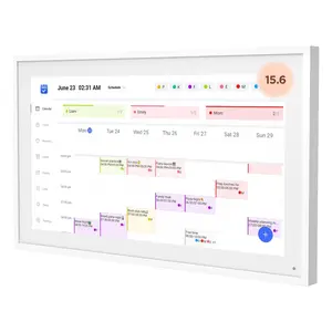 15.6 Inch Smart Digital Calendar, Wall Electronic Calendar, 1920 * 1080 IPS Full HD Touch Screen Display for Family Meal Planner Support - Streamline Household Organization