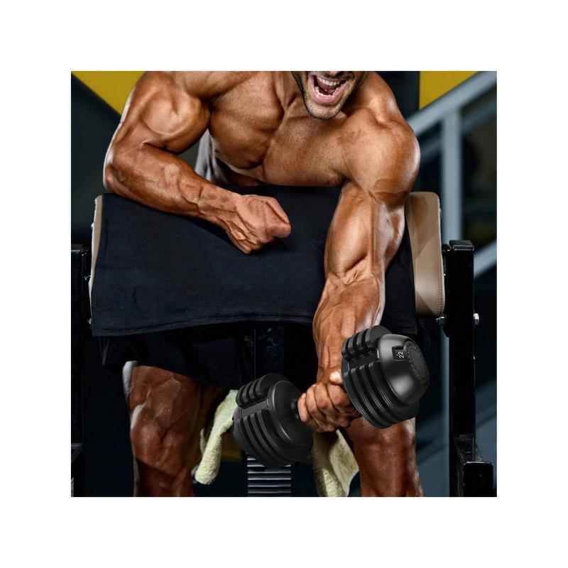 Hot selling styles  Adjustable Set 22LB Free Dumbbell Weight Adjustment And Anti Slip Handle Suitable For Full Body Family Gym Exercise Outdoor agility training