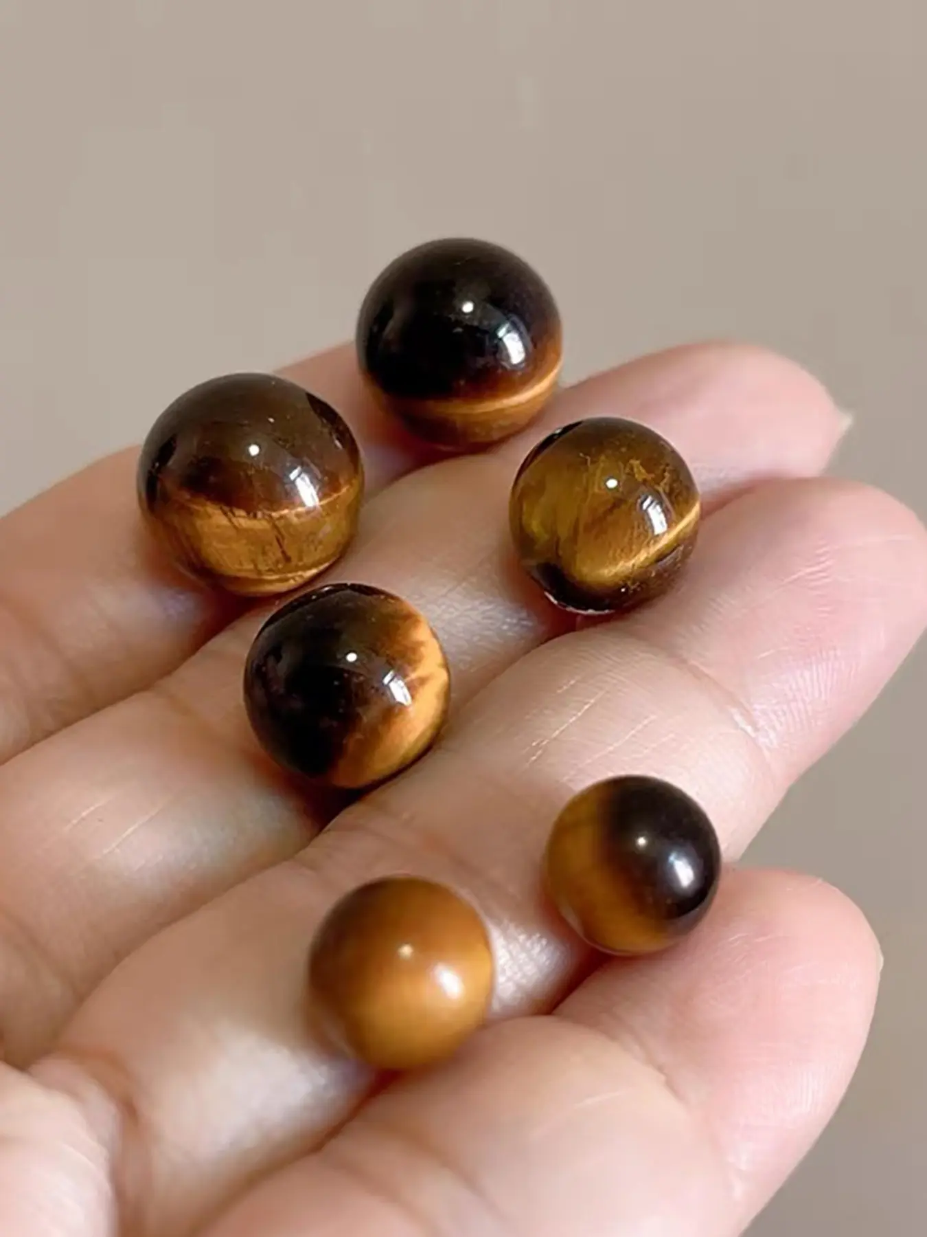 Elegant Tiger Eye Stone Ear Cuff Set, 3 Pairs Ear Studs Retro Hong Kong Style, Chic Daily Wear Jewelry, Perfect for Holidays & Casual, Ear Accessories, Earring Cuff