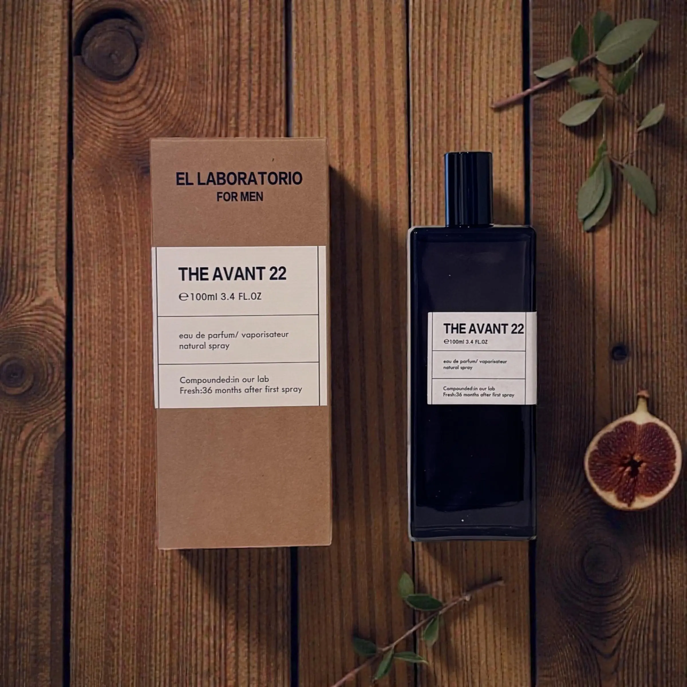 The Avant 22 Men's Eau de Parfum, Woody Cologne with Black Tea, Fig & Cedar Notes, Long-Lasting Daily Scent, Ideal for Gifts, 100ml / 3.4 fl. oz, Men's Self Care, Single Item