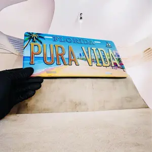 Miami Beach Pura Vida Vibes Signage Living Room Decor
