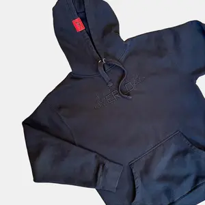 Made-to-Order 'Sensory Overload' Fitted Hoodie - Embroidered Details, Super Soft Fabric, Unisex, Black