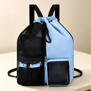 Versatile Active Travel Rucksack and Ventilated Dual Layer Pack Water Resistant Drawstring Closure Large Volume Multi Functional Storage Solution for Active Outdoor Sports Commute