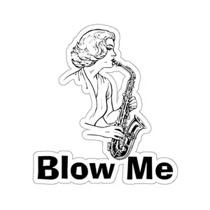 Blow Me (saxophone) sticker