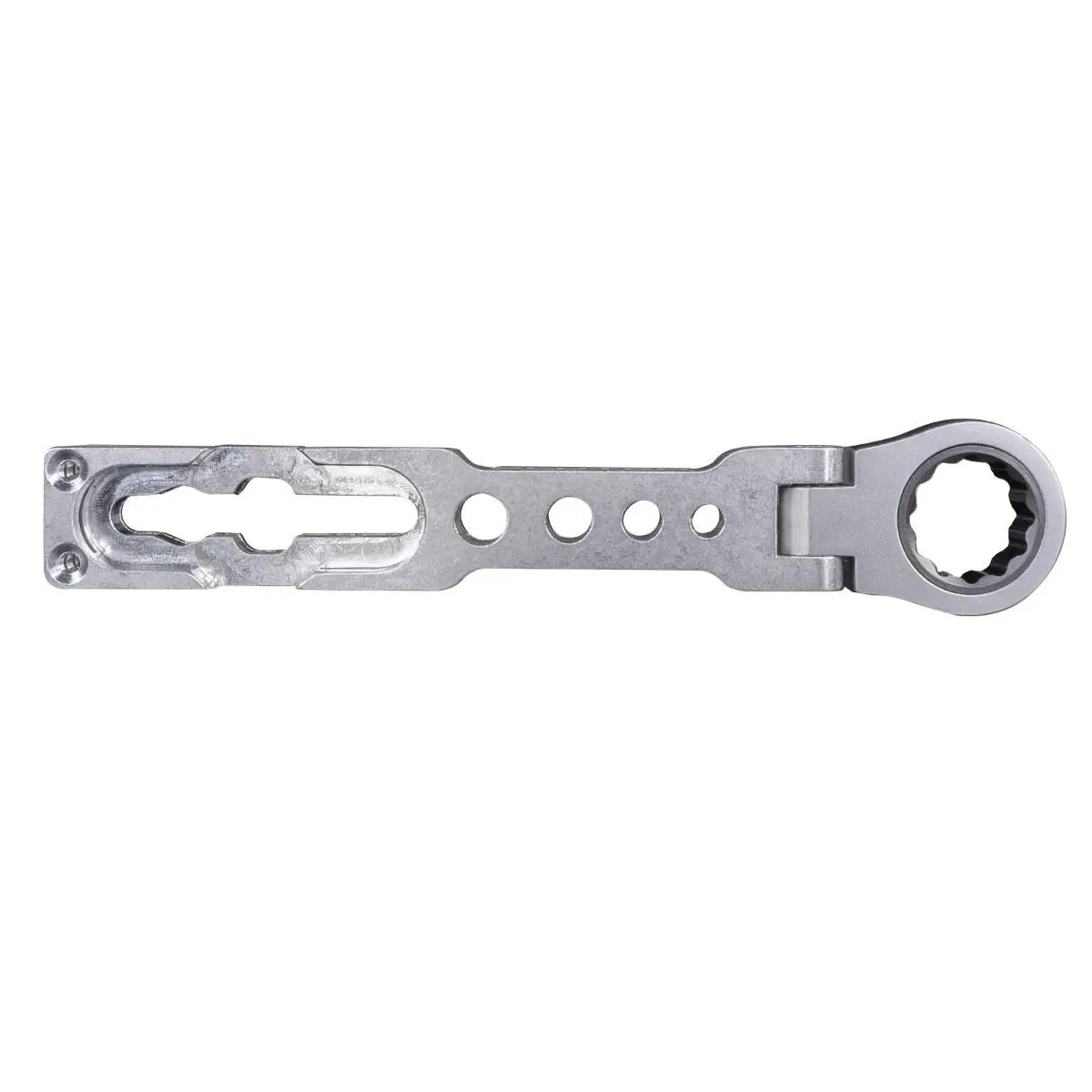 Clutch RIGGER-WRENCH All-In-One Utility Ratchet Tool for M12 Nut and Wing Nut