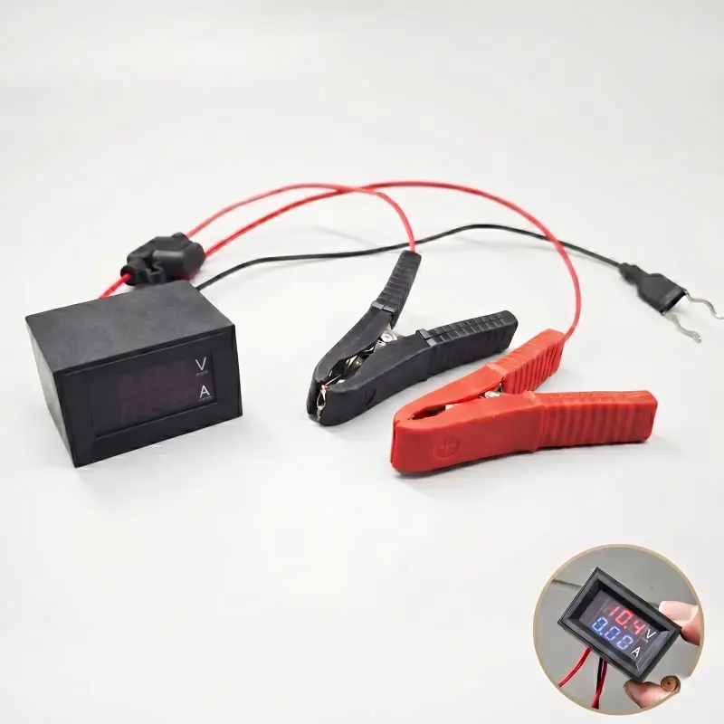 12V Car Battery   Parasitic     Drain Tester   with Digital Display,10A Fuse Anti-Burning Leakage Diagnostic Tool for DIY& Mechanics
