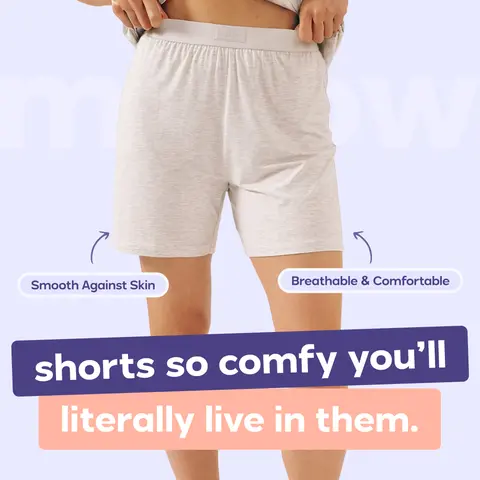 Mellow Sleep | Cooling DreamShorts (SHORTS ONLY), Breathable Summer Sleepwear & Cooling Loungewear, MellowSoft Stretch Fabric