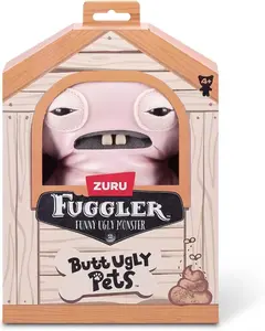 ZURU Fuggler Funny Ugly Monster Plush Toy - 9 in Butt Ugly Pets (Uncladimir Tootin - Hairless Rat)