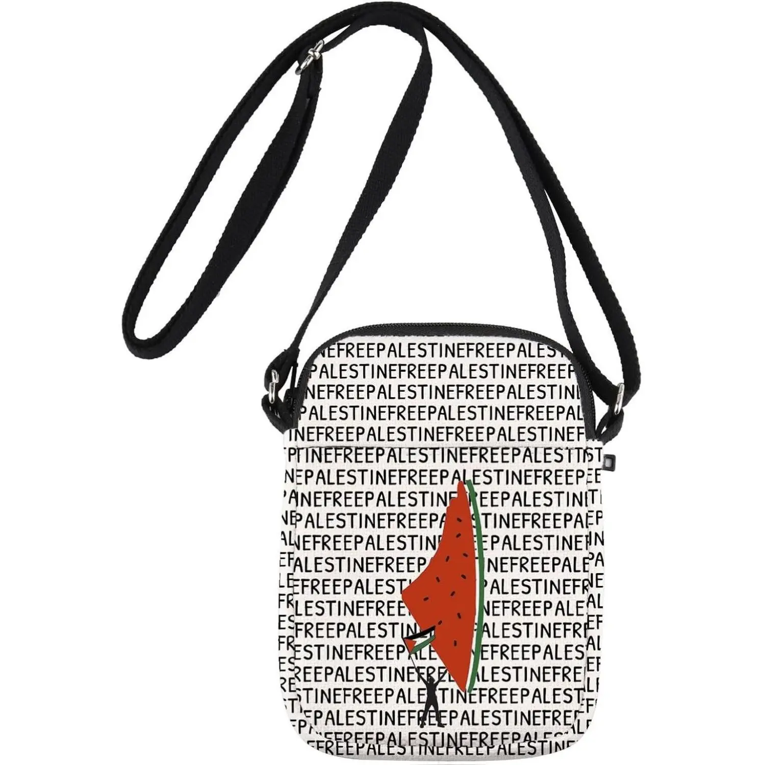 JNIAP Free Palestine Crossbody Bag Free Palestine Map Gifts Watermelon Palestine Bag Palestine Flag Purse
