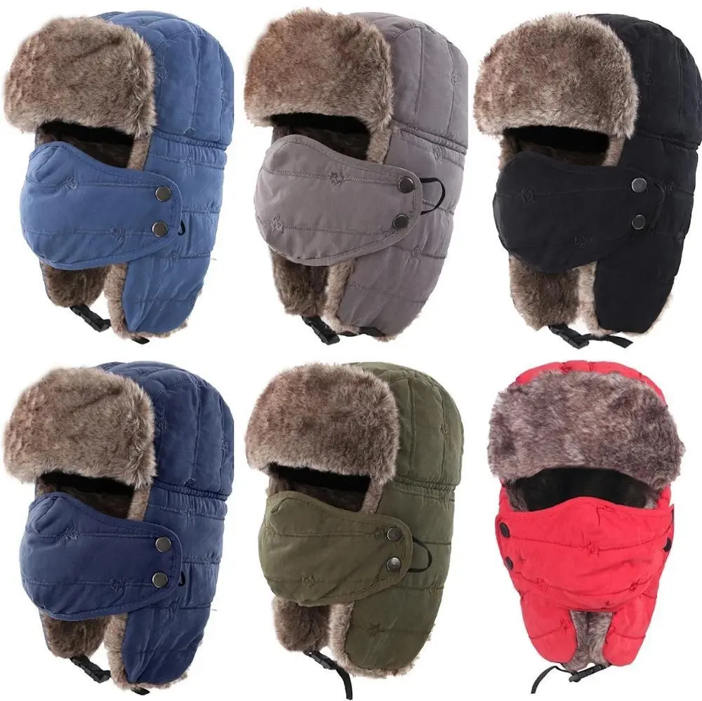 AriaEve Unisex Winter Trooper Trapper Hat Warm Hats Hunting Hat with Ear Flaps AriaEve Unisex Winter Trooper Trapper Hat Warm Hats Hunting Hat with Ear Flaps