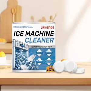 Jakehoe Ice Maker Cleaning Tablets, Gentle Household Cleaner, Removes Limescale & Odor, Care for Your Ice Maker, Essential Home Appliance Accessory