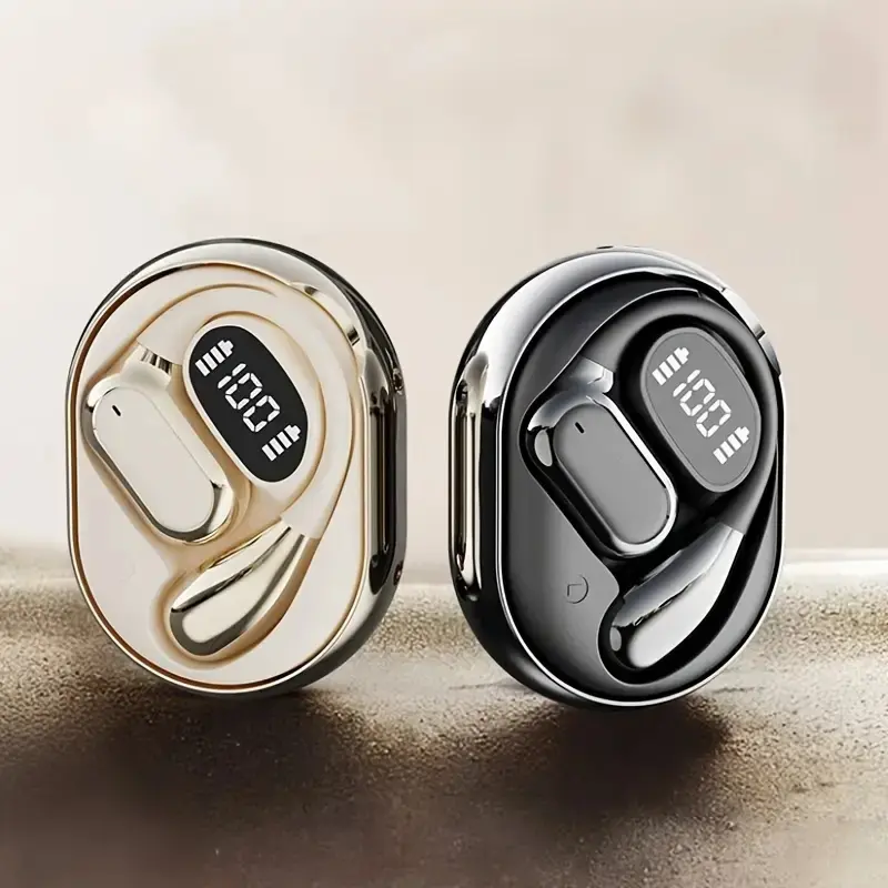 2025 NEW Style True Wireless On-Ear Headphones - Comfortable Sleeping Earbuds with HIFI Bass, ACC Stereo HD Calling, Touch Controls, Design for Android & iPhone, Sports Earpieces, Smart Headphones, Comfortable Listening Gear |Touch Control Headphones