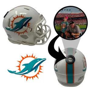 Miami Dolphins NFL Mini Helmet - Picture Inside