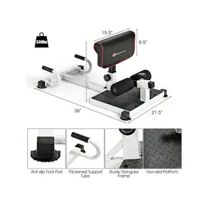 Sports season  Goplus Multifunction Squat Hip Thrust hine Sit Up Exercise Set Strength training