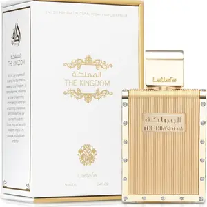 Lattafa Perfumes | The Kingdom for Men | Men's Fragrances | 3.4 oz (100ml) | Eau de Parfum | Vanilla - Aromatic