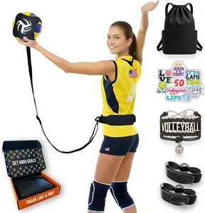 Volleyball  Equipment Aid - Practice Your Serving, Setting & Spiking with Ease,  Solo Serve & Spike Trainer for Beginners & Pro,  Volleyball