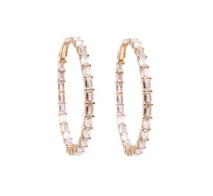 Large Baguette Hoops