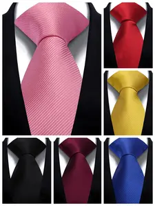 Men's Classic Solid Color Tie, Business Formal Occasions Necktie, Fashion Accessories for Work, Daily Clothing Decor, Perfect for Students for Daily Wear