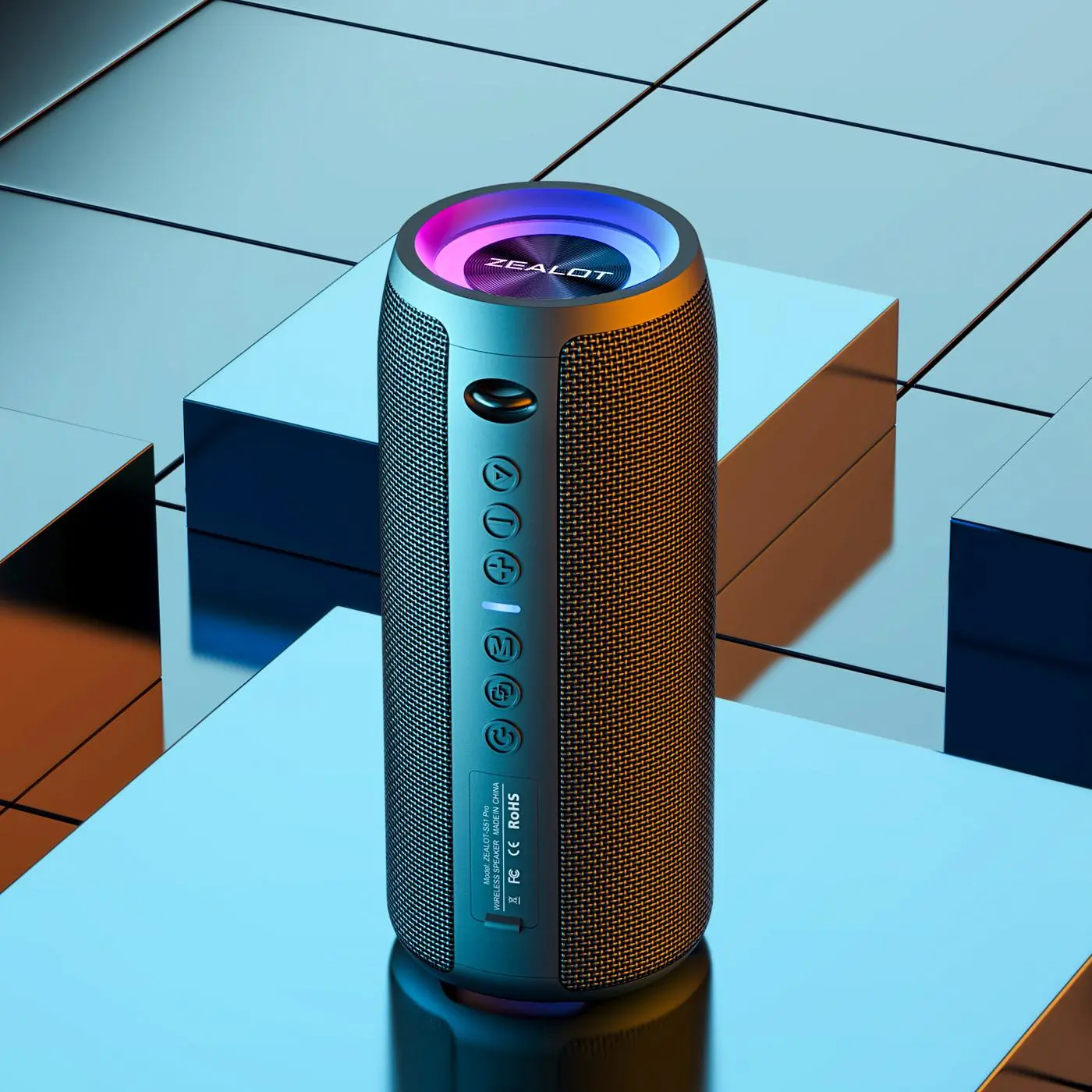 ZEALOT S51Pro Wireless Speaker, 40W Portable Wireless Speaker