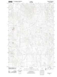 Neil Butte Wyoming USGS Topographic Quadrangle Map, 2012, 1:24000