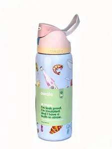 Owala 32oz Stainless Steel Insulated Travel Cup with Straw, Thermal Insulated Cold and Hot Beverage Cup for Outdoor Sports and Travel, Pop-up Lid, Portable Coffee Cup