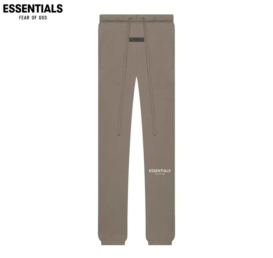 Fear of God Essentials Sweatpants ‘Desert Taupe’ Relaxed Fit Fleece Jogger Pants Minimalist Streetwear Bottoms Drawstring Casual Everyday Lounge Pants