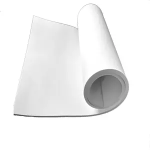 White EVA  , 1 count of 6mm Craft , , 14" x 39" Ultra-high Density 80 kg/m3 EVA  Sheets