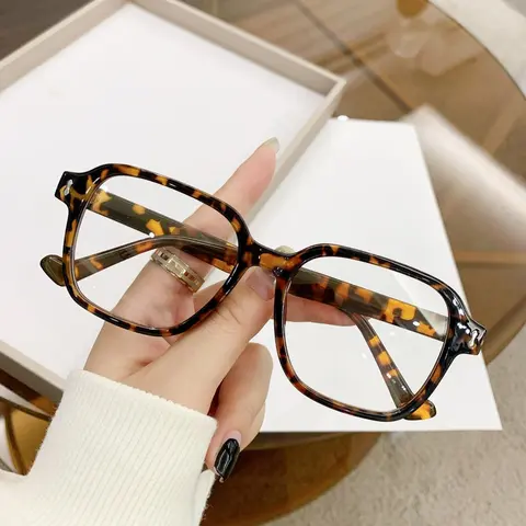 Tortoiseshell Pattern Anti-blue Light Eyeglasses for Women & Men, Fashion Eyeglasses for Work and Daily Use, Fashionable Frames Glasses, Stylish Eyeglass, Fashion Eyewear