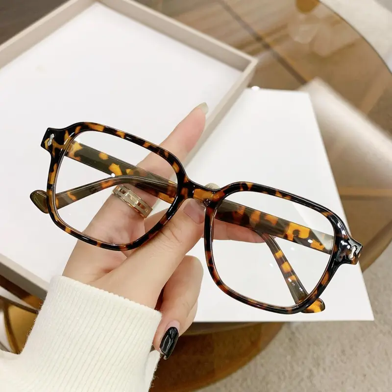 Tortoiseshell Pattern Anti-blue Light Eyeglasses for Women & Men, Fashion Eyeglasses for Work and Daily Use, Fashionable Frames Glasses, Stylish Eyeglass, Fashion Eyewear