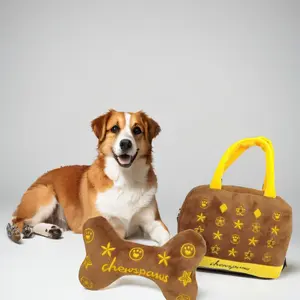 Luxury Pet Toy Handbag, Stylish Pet Bone Accessory, Perfect Gift for Pets, High-Quality Material, Ideal for Daily Use