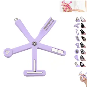 Cat Eye Magnet Kit, Nail Art Magnet Set 6 in 1 Gel Nail Polish Magnets for Nail Art, Strong Magnetic Nail Design Tools Nail Magnets for Cat Eye Gel Polish