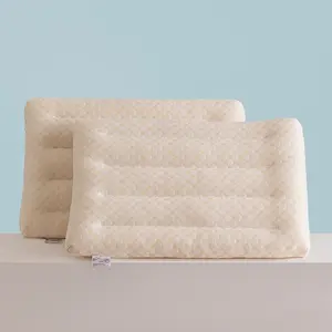 Knitted Bubble Cube Pillow, Sleep Aid, Dorm Hotel Use, Anti-Deformation, Breathable, Moisture-Wicking, Neck Support, Universal Fit