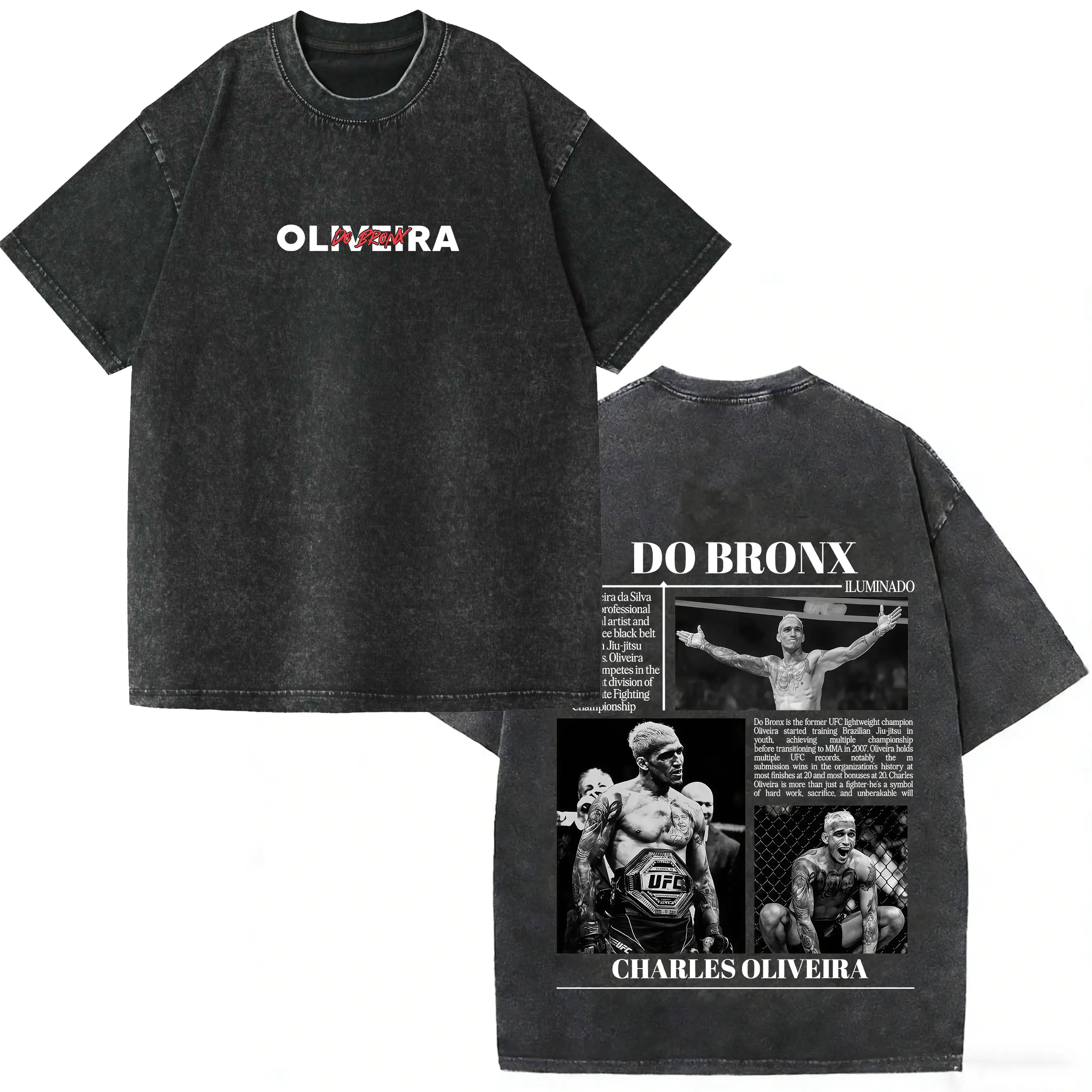 Charles Oliveira 'Do Bronx' Legacy Tee, Do Bronx UFC Fighter T-shirt, UFC Fan Custom Graphic Design, Gift For UFC MMA Fans