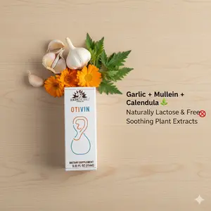 Erbenobili OTIVIN 15 mL – Natural Ear & Throat Support Drops (Garlic + Calendula)