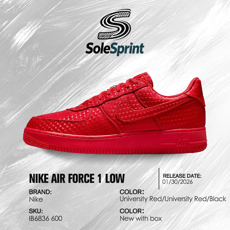 NIKE Air Force 1 Low Unisex Casual Cushioning Sneakers - Vintage Camera Look, Lightweight Foam Cushioning for Shock-Absorbing Comfort, Multi-Size (US7, US10.5), IB6836-600, Sports Footwear