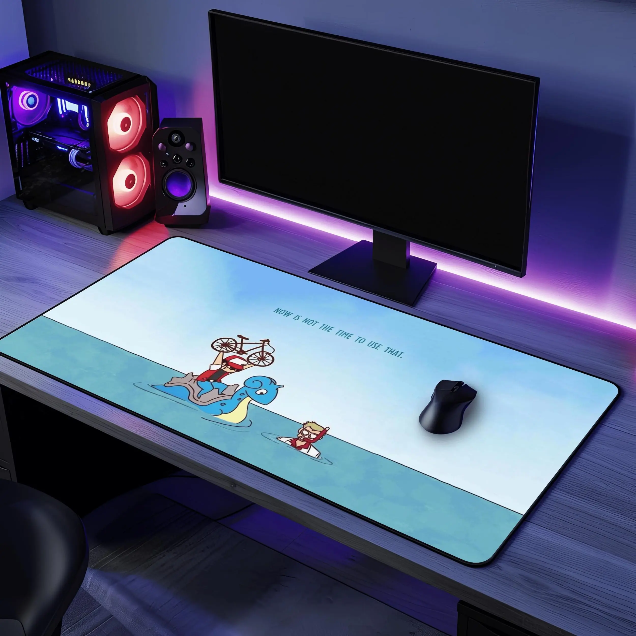 Dragon Pkm Anime Desk Mat, Cute Dragonite Mouse Pad, Keyboard Mat, Cute Dragon Pkm Desk Mat For Office, Gift For Gamer