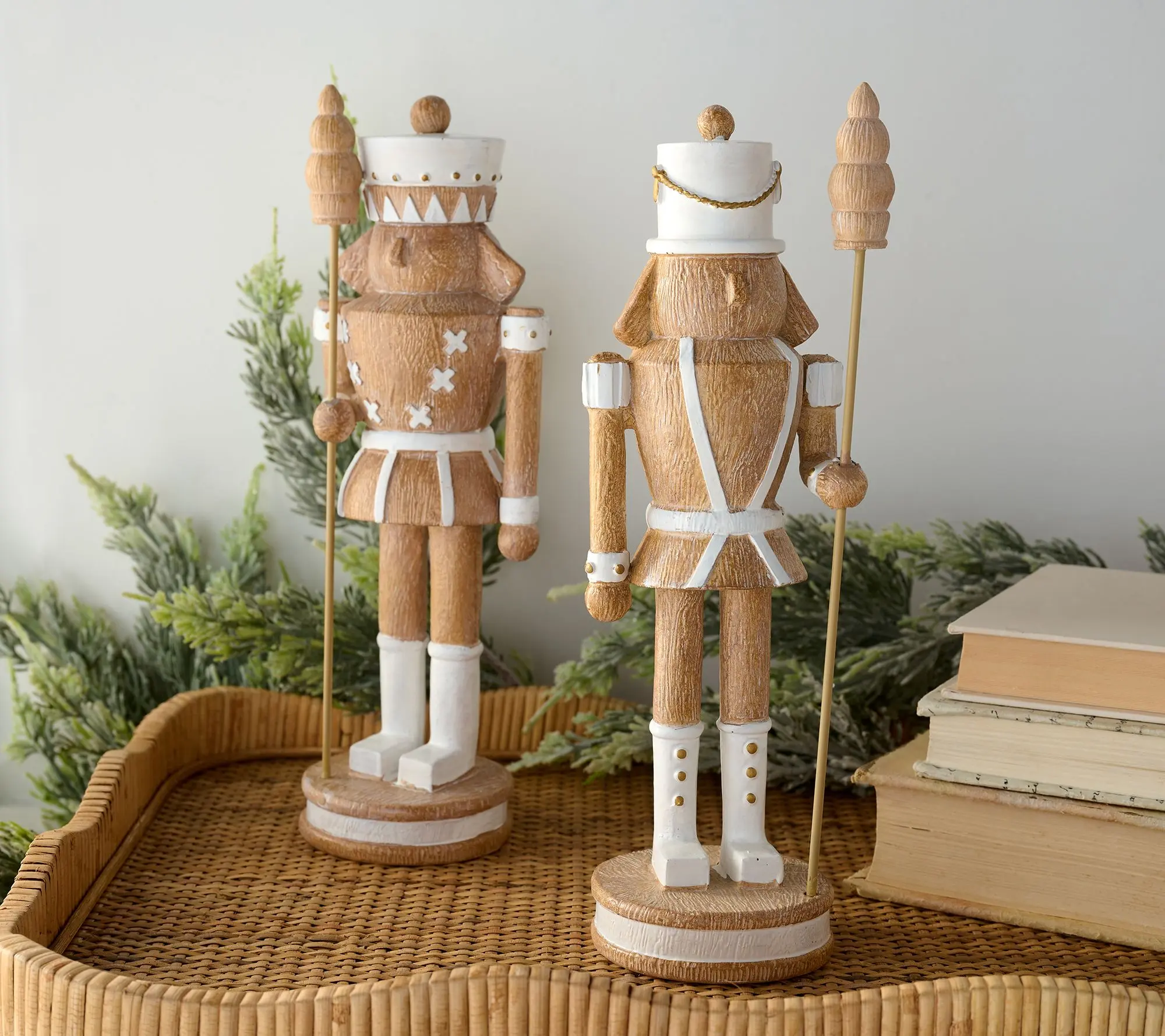 Home Reflections Set of 2 Gingerbread Nutcrackers