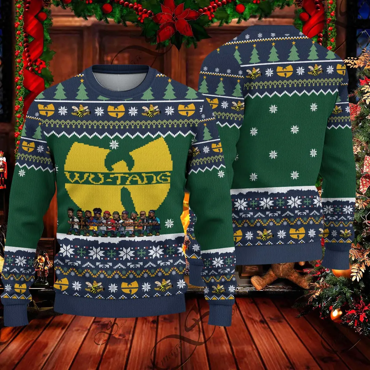 W T Ugly Christmas Sweater, Hip-Hop Band Xmas Gifts