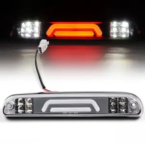Fit For 99-16 Ford F250 F350 Super Duty Cargo LED Third 3rd Brake Light Clear Third Brake Light